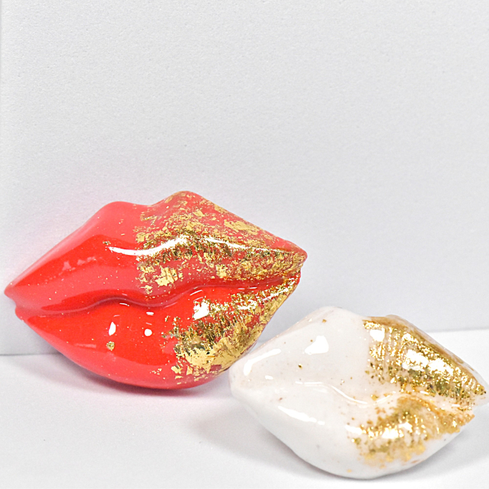 Narru- Brosa handmade din lut polimeric si rasina [2]