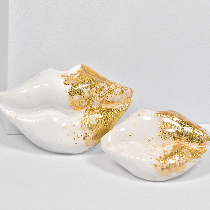 Narru- Brosa handmade din lut polimeric si rasina [2]