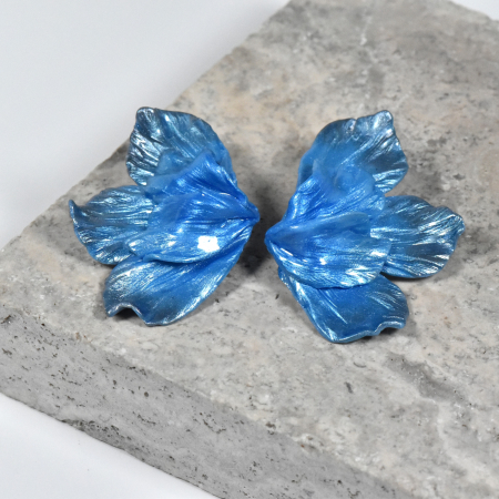 Cercei - Narru - Cercei handmade din lut polimeric si rasina epoxidica