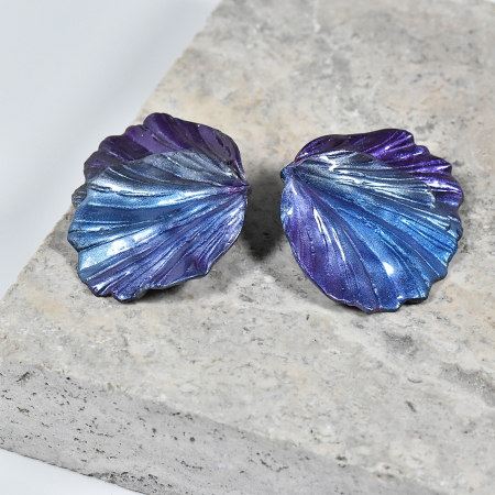 Narru - Cercei handmade din lut polimeric si rasina epoxidica