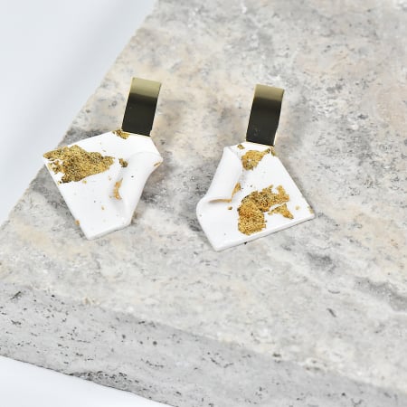 Cercei - Narru - Cercei handmade din lut polimeric si rasina epoxidica