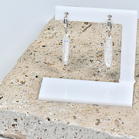 Accesorii pentru mirese - Cercei Narru din perle de cultura si argint