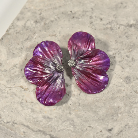 Cercei - Narru - Cercei handmade din lut polimeric si rasina epoxidica