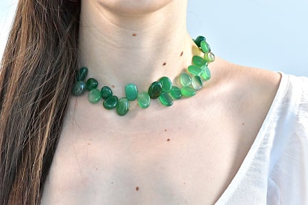Colier Narru din Onix Verde [5]