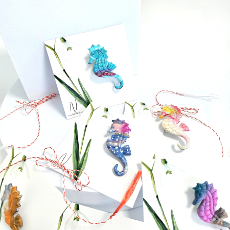 Mărțișoare - Mărțișor Căluț de mare