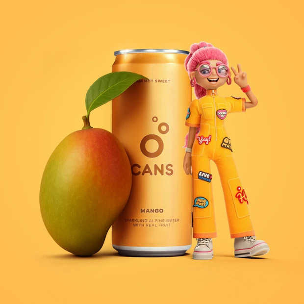 CANS Mango. Fara zahar, fara indulcitori, 330ml [3]