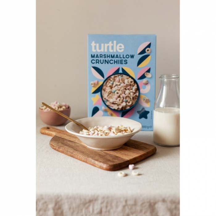 Cereale crocante din ovăz și orez Marshmallow, fara gluten, bio. Turtle, 300 g [3]