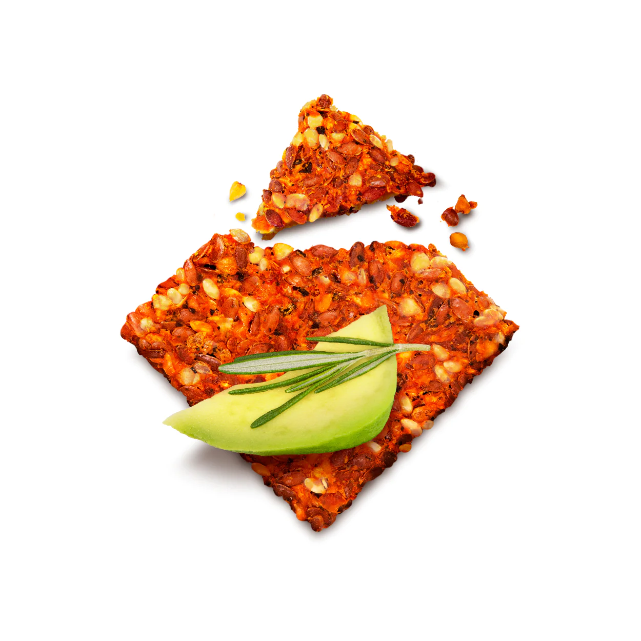 Crackers cu rosii, raw, vegan, fara gluten, The Beginnings, 80g [2]