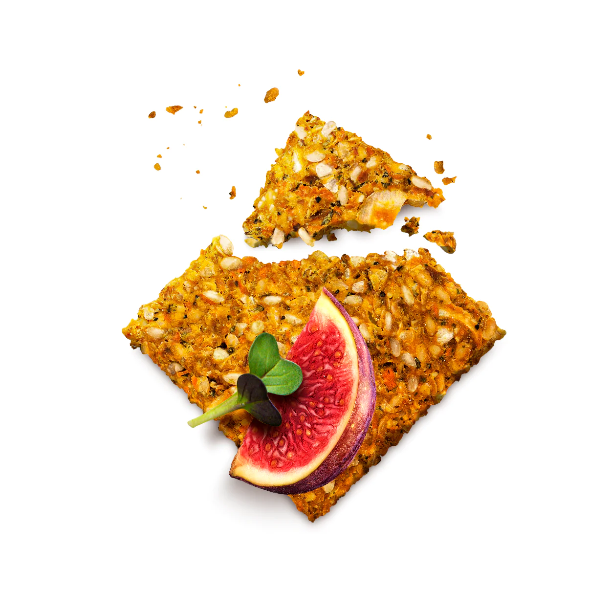 Crackers proteici, raw, vegan, fara gluten, The Beginnings, 80g [2]