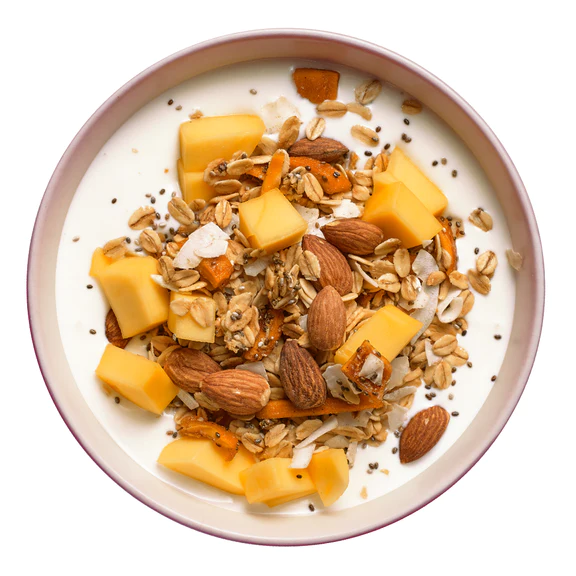 Granola cu ovaz si mango, fara gluten, vegan, The Beginnings, 200g [2]