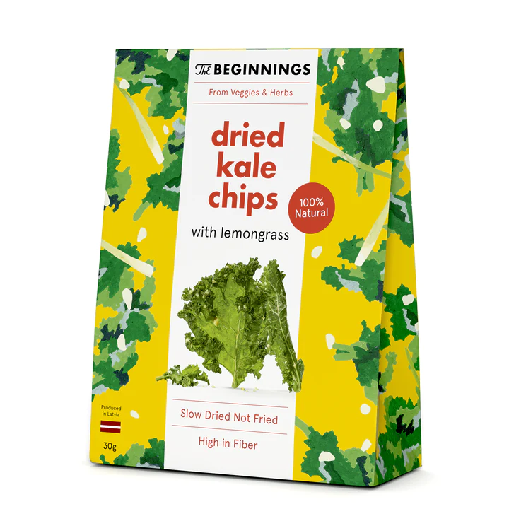 Gustari - Chipsuri din Kale, RAW, vegan, fara gluten, The Beginnings, 30 g