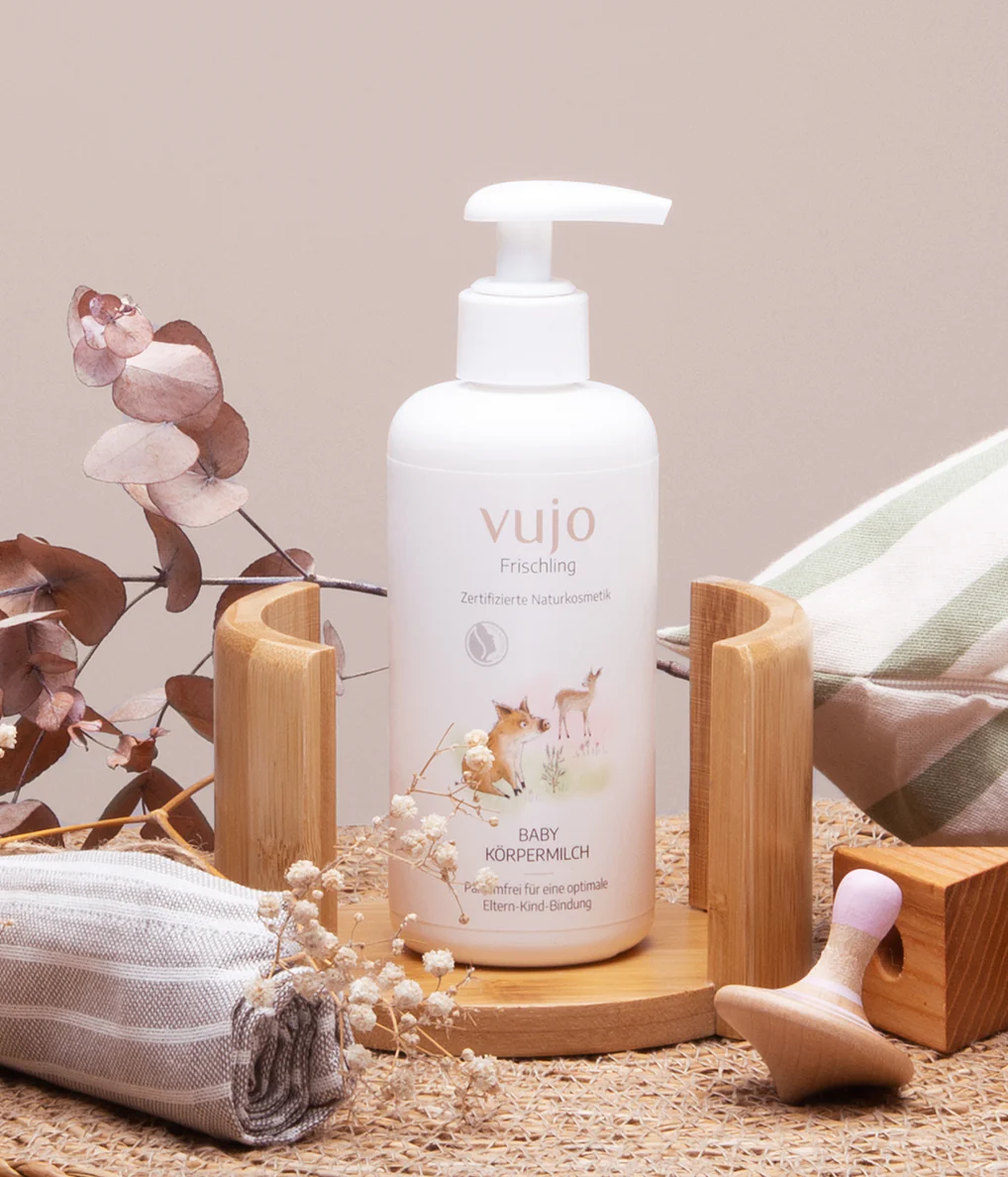 Lotiune de corp pentru bebelusi, bio, 250 ml, Vujo Frischling [1]