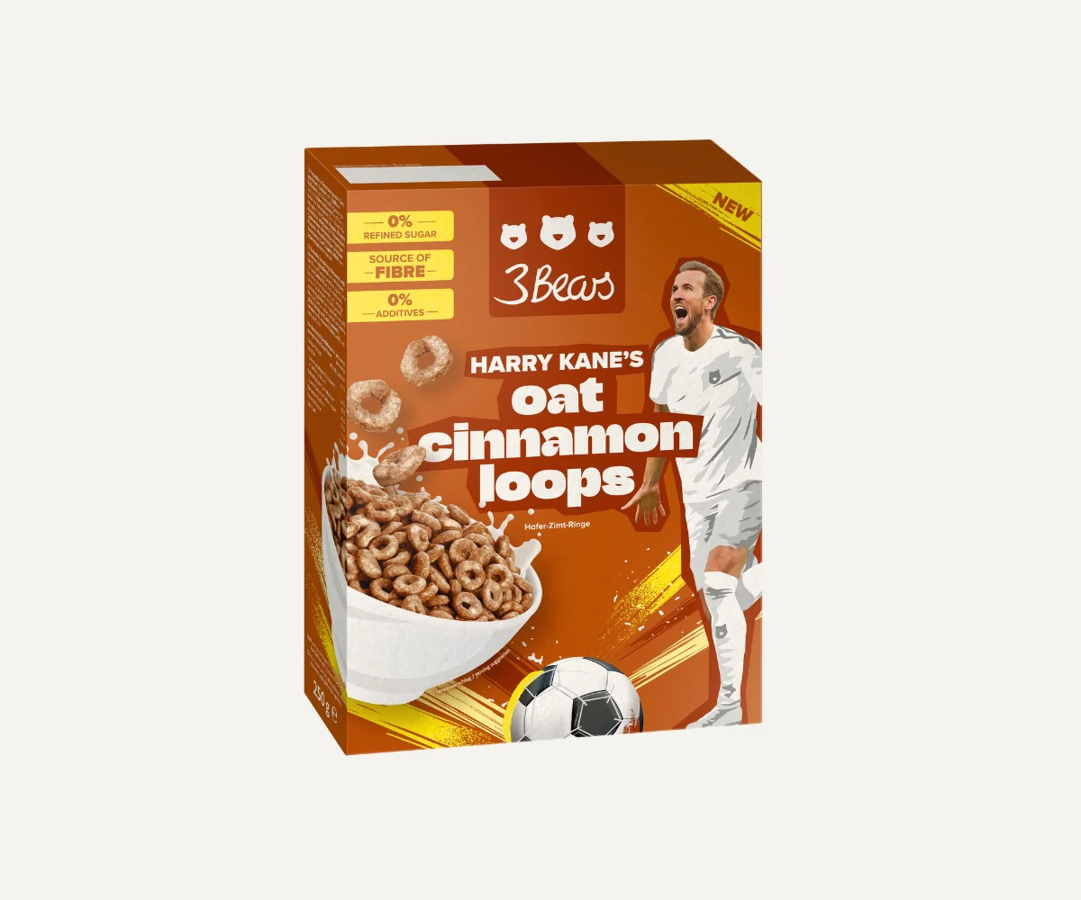 Cereale - Inele din cereale cu scortisoara Harry Kane,fara zahar rafinat, 250 g