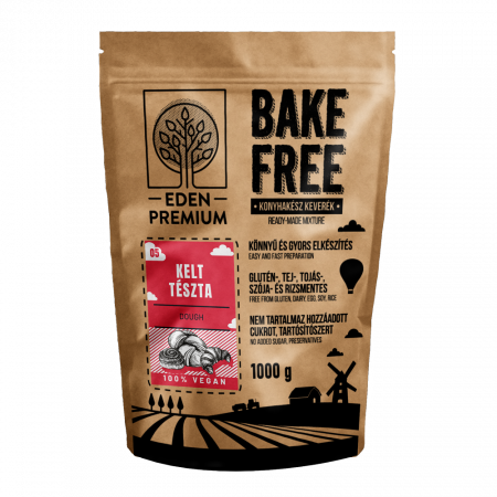 Alimente - Mix de faina pentru aluaturi dospite, Bake Free, fara gluten, vegan, 1kg