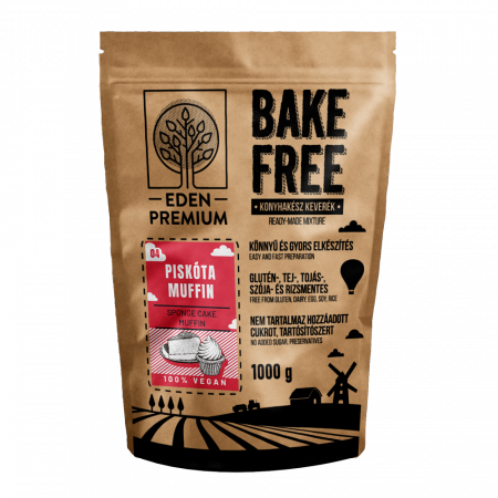 Alimente - Mix de faina pentru briose, Bake Free, fara gluten, vegan, 1 kg