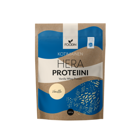 Alimente - Pudra proteica din zer, cu vanilie, fara cazeina, 500 g