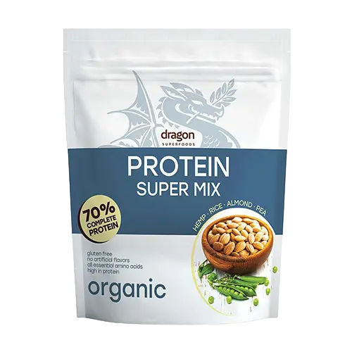 Superalimente si pudre bio - Pudra Shake proteic,  supermix 70%,  vegan, bio, 500g