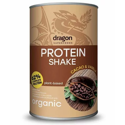Superalimente si pudre bio - shake proteic de ciocolata dragon