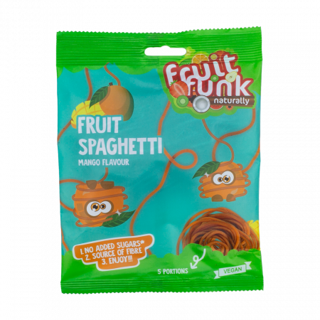 Produse pentru copii - Spaghete din fructe cu mango, vegan, 100 g