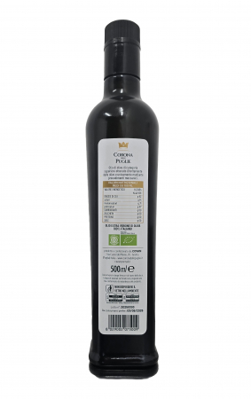 Ulei de masline extravirgin, monocultivar, soi Coratina, bio,, 500ml [1]