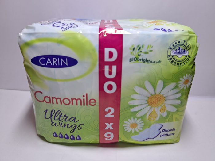 Absorbant Carin Camomille musetel, duo pack, 18 BUC [1]