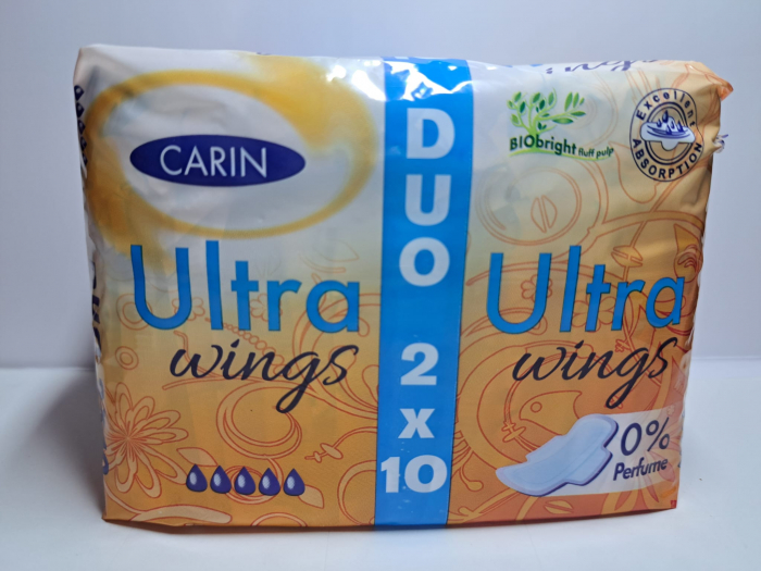 Absorbant Ultra Wings, Carin, duo pack, 20 BUC [2]