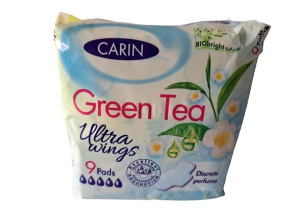 Absorbante Carin, Green Tea, 9 bucati [5]