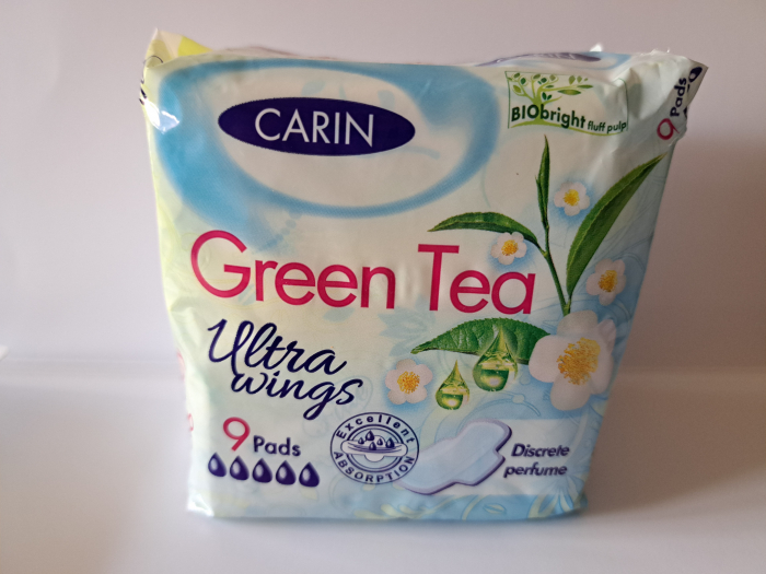 Absorbante Carin, Green Tea, 9 bucati [1]