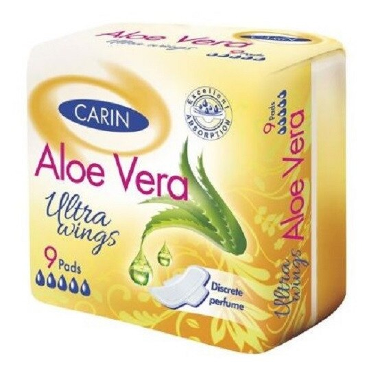 Absorbante, Carin, Ultra Aloe Vera, 9 buc [2]