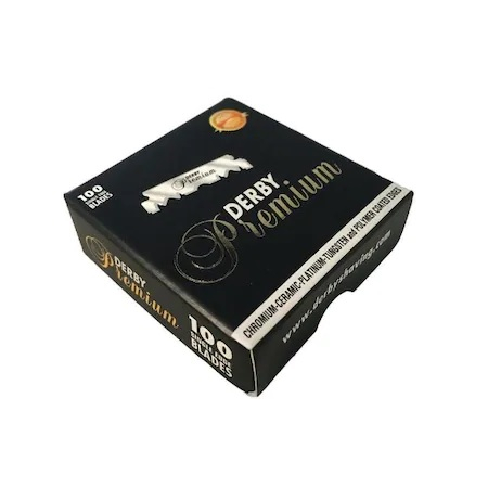 Lame de ras, Derby, Premium, Single Edge Blades, 100 lame / set [2]