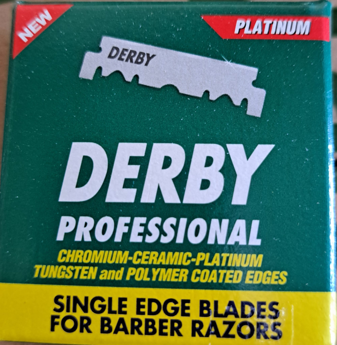 Lame de ras, Derby, Professional, Single Edge Blades, 100 lame / set [3]