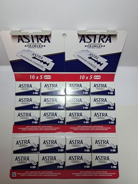 Rezerve lame de ras Astra Superior, 10 pach/set, 50 lame [2]