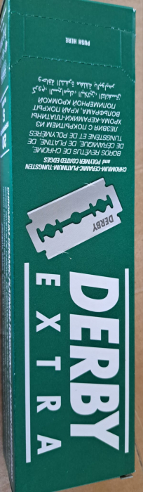 Set 100 lame de ras, Derby Extra Razors [2]