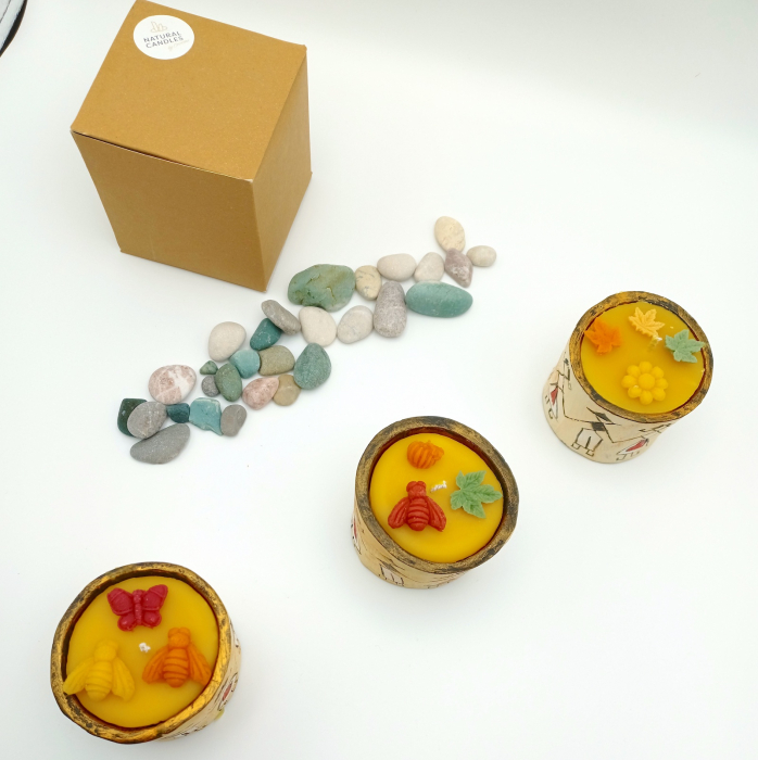 Lumanare vas ceramic - motive traditionale [4]