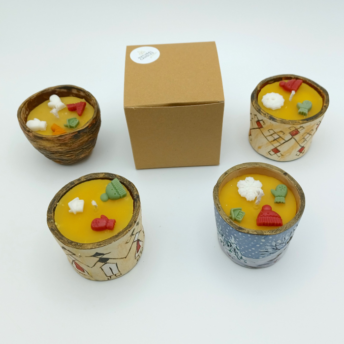 Lumanare vas ceramic - motive traditionale [5]