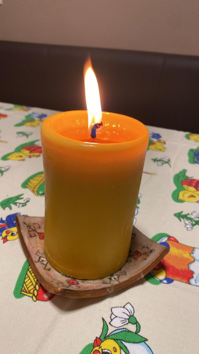 Lumanare ambientala turnata [3]