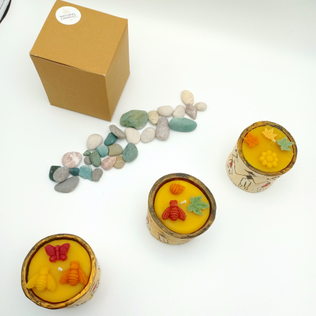 Lumanare vas ceramic - motive traditionale [3]