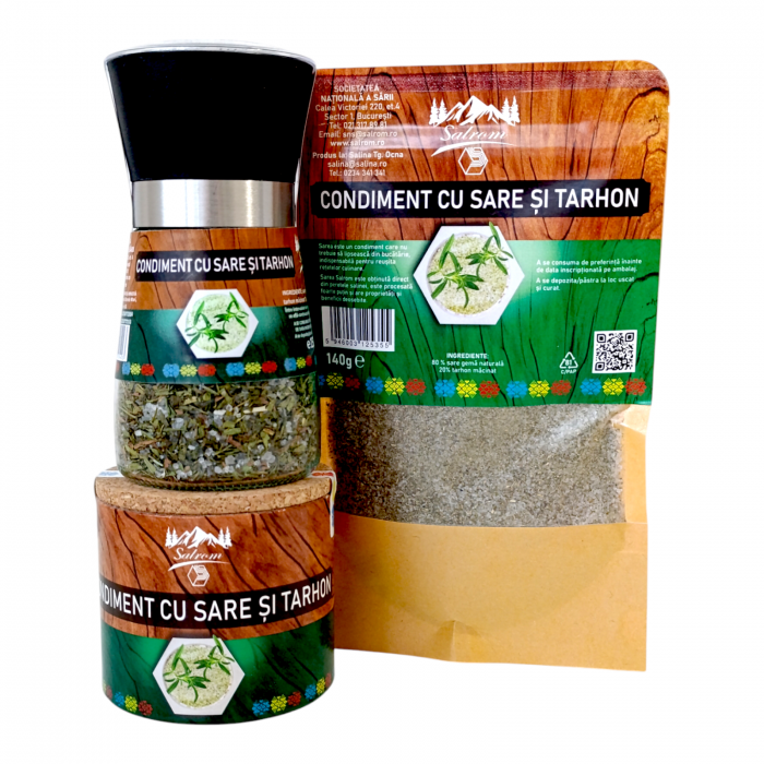 Tarhon si sare naturala - amestec pentru ciorbe si afumaturi [3]
