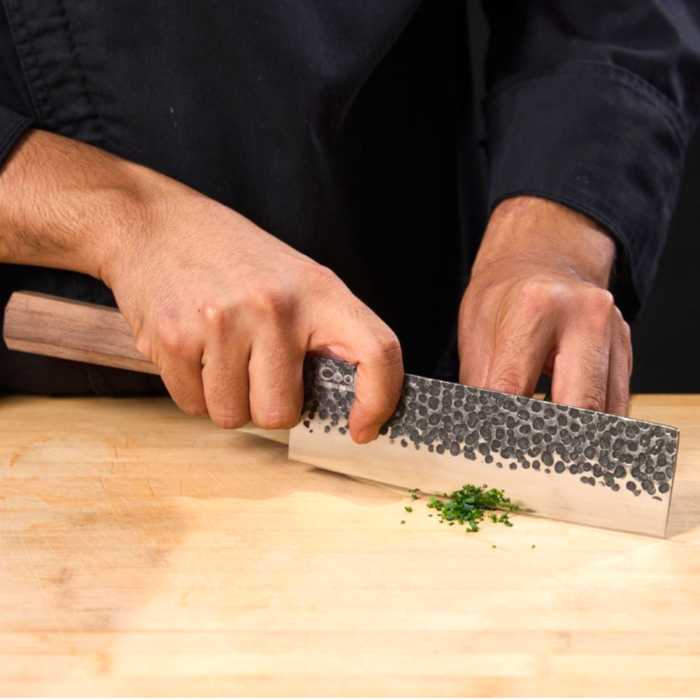 Cutit Nakiri inox hammer 18 cm maner abanos - Samurai [2]