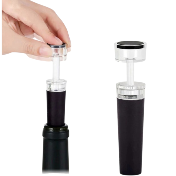 Dop sticla vin cu pompita pentru scos aerul, material ABS [3]