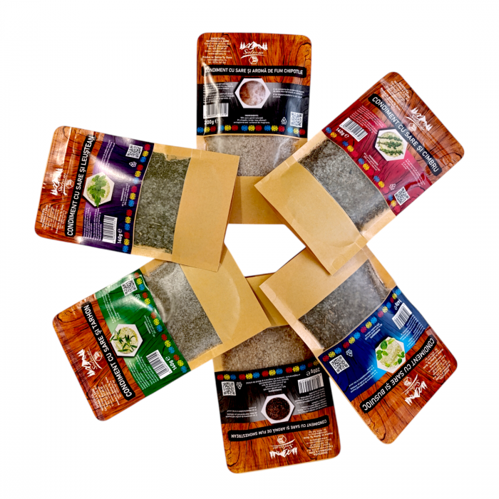 Condimente cu sare Salrom - 6 arome unice pentru friptura ciorba sau salata [3]