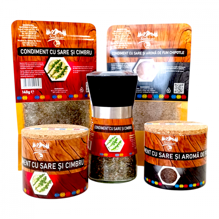 Pachet mix condimente friptura cimbru si sare afumata [3]