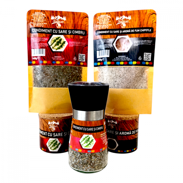 Pachet mix condimente friptura cimbru si sare afumata [2]