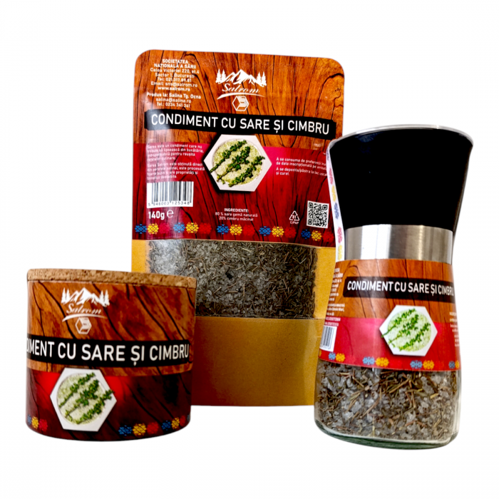 Cimbru si sare naturala - mix condimente [2]
