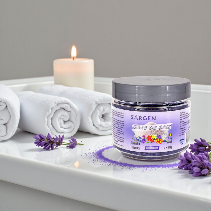 Sare baie spumanta aromata WILD FLOWERS Sargen 500g [2]