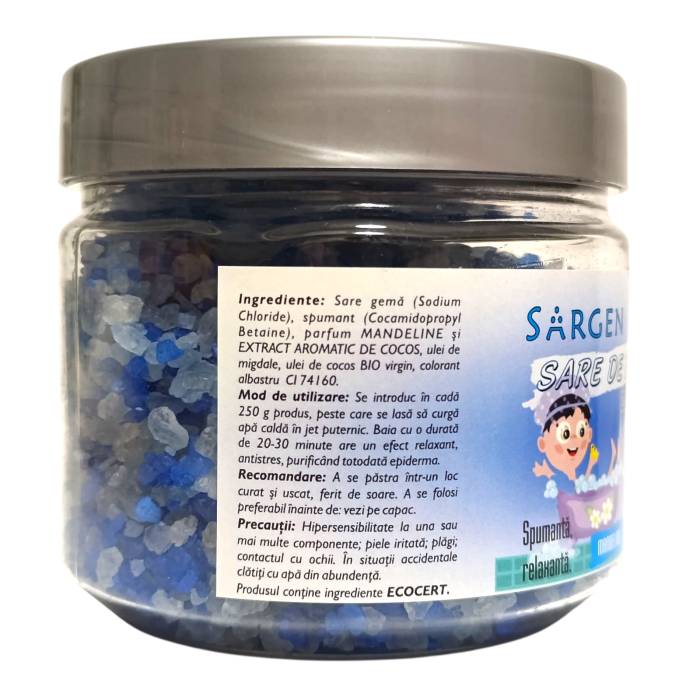 Sare baie spumanta pentru copii MANDELINE 500g [4]