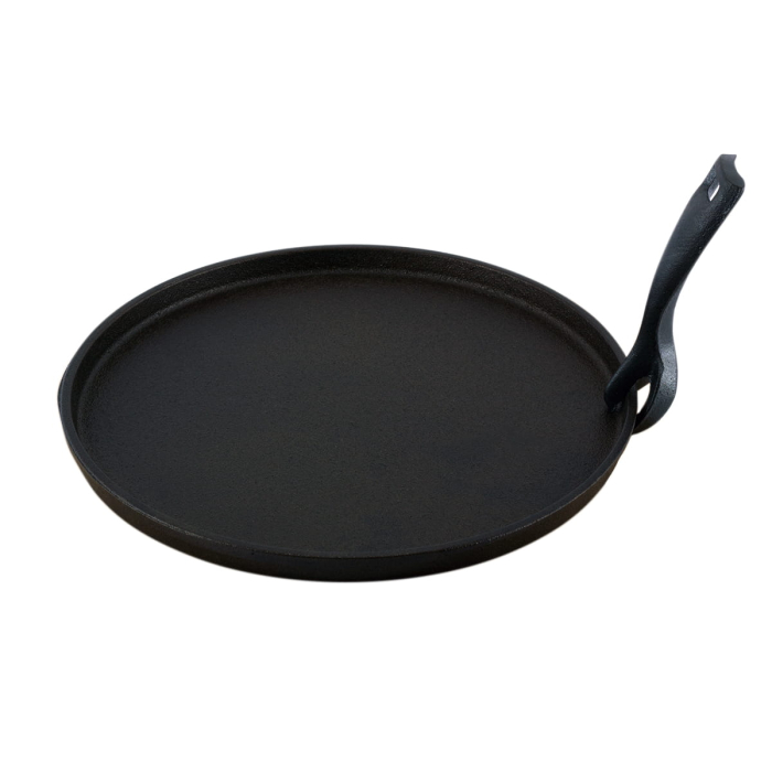 Tigaie fonta 25cm maner detasabil si suport lemn [3]