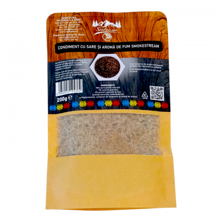 Sare cu condimente - Sare cu Aromă de Fum Chipotle – Condiment Natural pentru Preparatele Tale 200g