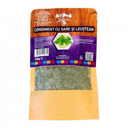 Sare cu condimente - Condiment sare si leustean 140g
