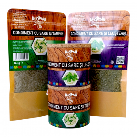 Pachet Leustean si Tarhon - condimente cu sare pentru ciorbe  si afumaturi [1]